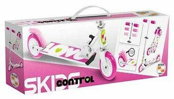 ToyChamp Skids Control inklapbare scooter roze/wit aanbieding