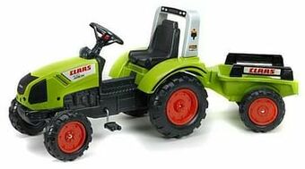 Claas 430 Arion traptractor met trailer