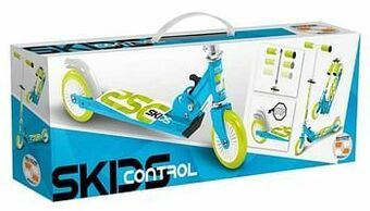 Skids Control inklapbare scooter blauw/groen