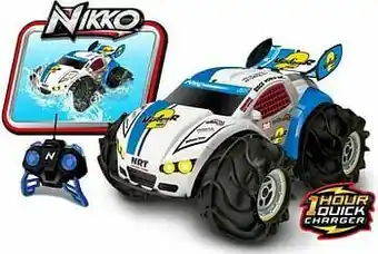 ToyChamp Nikko VaporizR 2 blauw 4x4 amfibie aanbieding