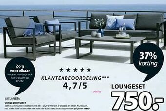 Jysk Vonge loungeset aanbieding