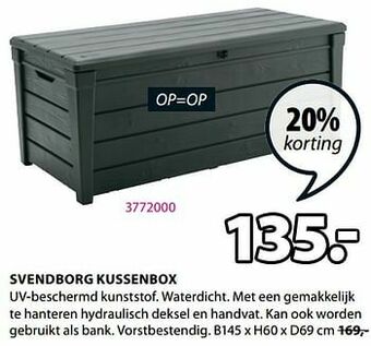Jysk Svendborg kussenbox aanbieding