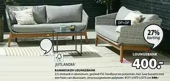 Jysk Rammeskov loungebank aanbieding