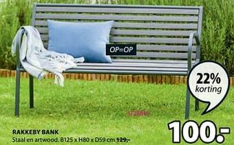 Jysk Rakkeby bank aanbieding