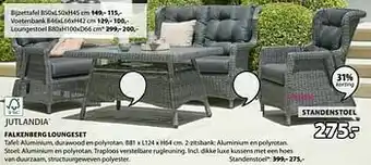 Jysk Falkenberg loungeset standenstoel aanbieding