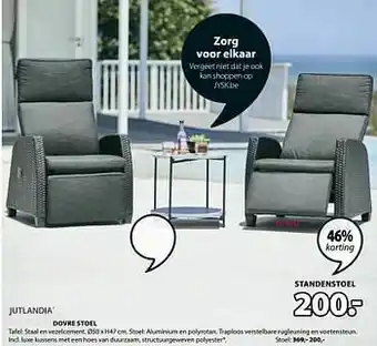 Jysk Dovre stoel aanbieding