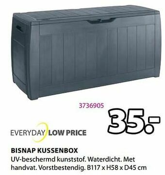 Jysk Bisnap kussenbox aanbieding