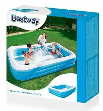 ToyChamp Familiezwembad Bestway blauw aanbieding