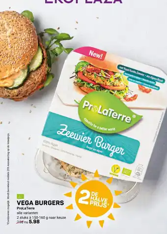 ProLaTerre Vega Burgers 2 stuks a 150-160 g