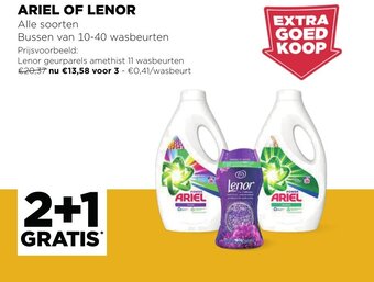 Jumbo Ariel of Lenor aanbieding
