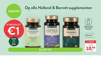 Holland & Barrett Selenium 120 tabletten aanbieding