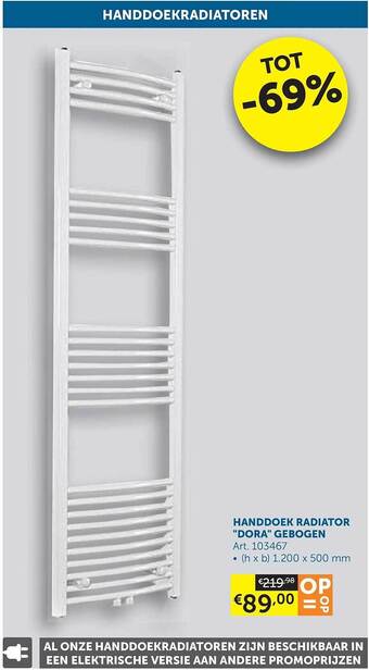 Handdoek Radiator