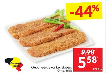 Intermarché Gepaneerde varkenslapjes aanbieding