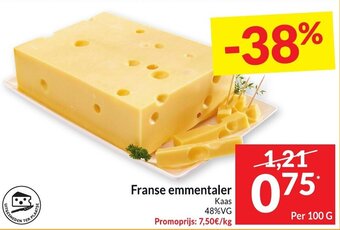 Intermarché Franse emmentaler aanbieding