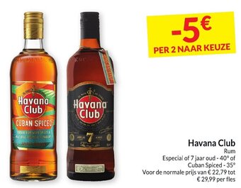Intermarché Havana Club Rum aanbieding