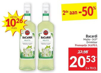 Intermarché Bacardi Mojito aanbieding
