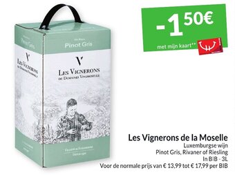 Intermarché Les Vignerons de la Moselle aanbieding