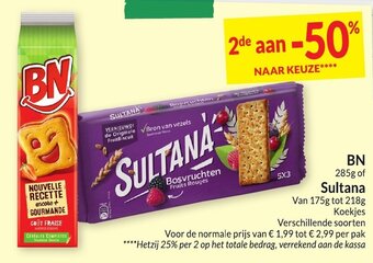 Intermarché BN Sultana aanbieding