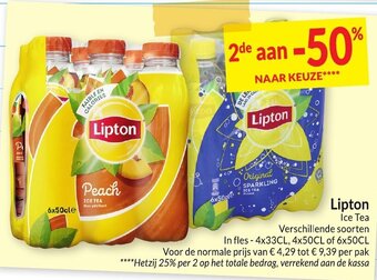 Intermarché Lipton Ice Tea aanbieding