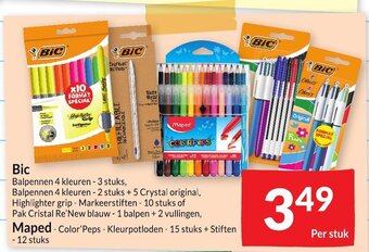 Intermarché BIC, Maped aanbieding