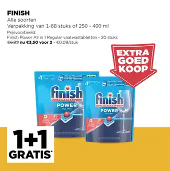 Jumbo Finish 250-400ml aanbieding
