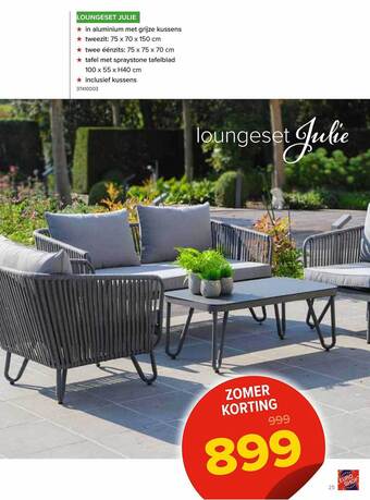 Euroshop Loungeset Julie aanbieding