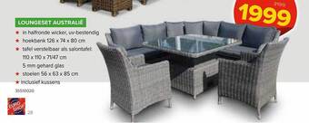 Euroshop Loungeset Australië aanbieding
