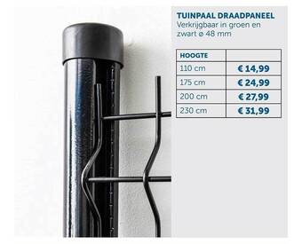 Tuinpaal Draadpaneel