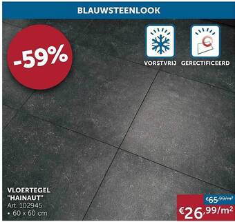 Zelfbouwmarkt Vloertegel aanbieding