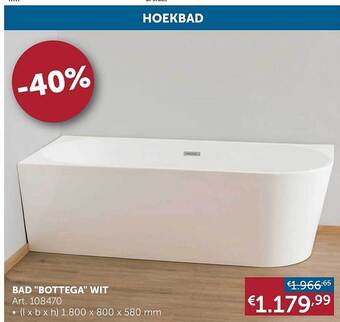 Zelfbouwmarkt Bad aanbieding