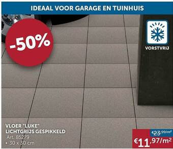 Zelfbouwmarkt Vloer aanbieding