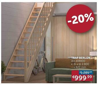 Zelfbouwmarkt Trap Berlijn aanbieding
