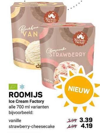 Roomijs ice cream factory