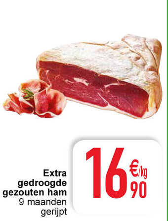 Cora Extra gedroogde gezouten ham aanbieding