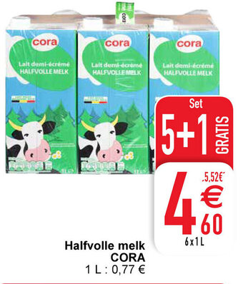Cora Cora Halfvolle melk aanbieding