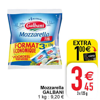Cora Galbani Mozzarella aanbieding