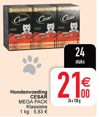Cora Cesar Hondenvoeding aanbieding