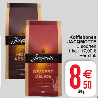 Cora Jacqmotte Koffiebonen aanbieding
