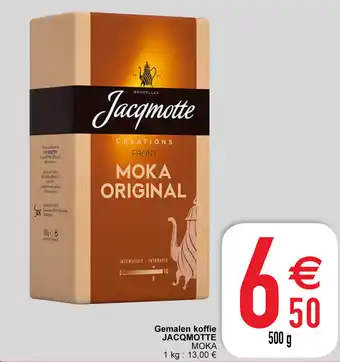 Cora Jacqmotte Gemalen koffie aanbieding