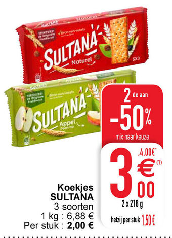 Cora Sultana Koekjes aanbieding
