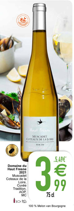 Cora Domaine du Haut Fresne 2021 aanbieding
