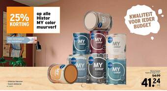 GAMMA Histor my color muurverf aanbieding