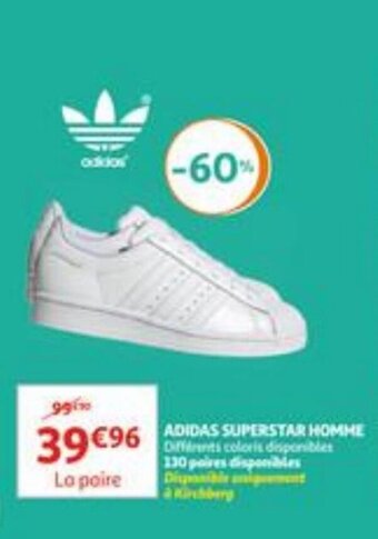 Auchan Adidas superstar homme aanbieding