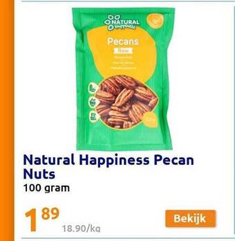 Action Natural happiness pecan nuts aanbieding