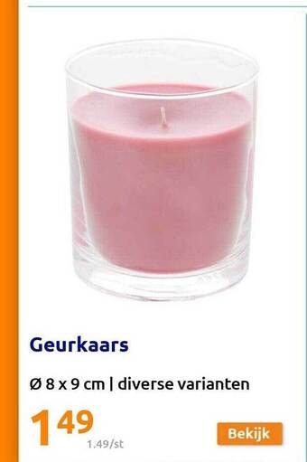 Action Geurkaars aanbieding