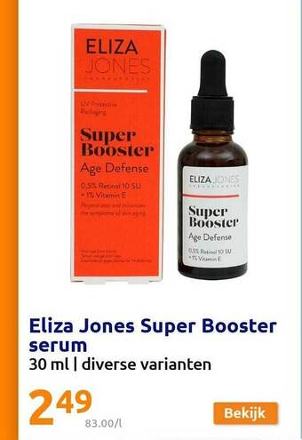 Action Eliza jones super booster serum aanbieding
