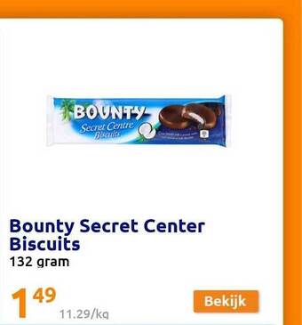 Action Bounty secret center biscuits aanbieding