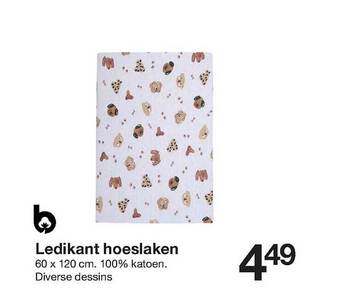 Zeeman Ledikant hoeslaken aanbieding