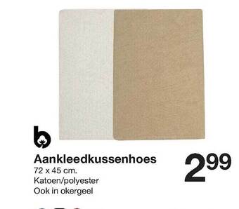 Zeeman Aankleedkussenhoes aanbieding