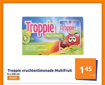 Troppie vruchtenlimonade multifruit